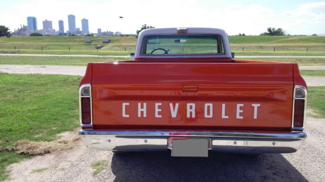 1972 Flame Red Chevrolet C-10