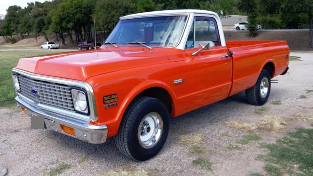 1972 Flame Red Chevrolet C-10