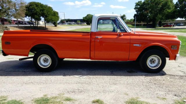 1972 Flame Red Chevrolet C-10