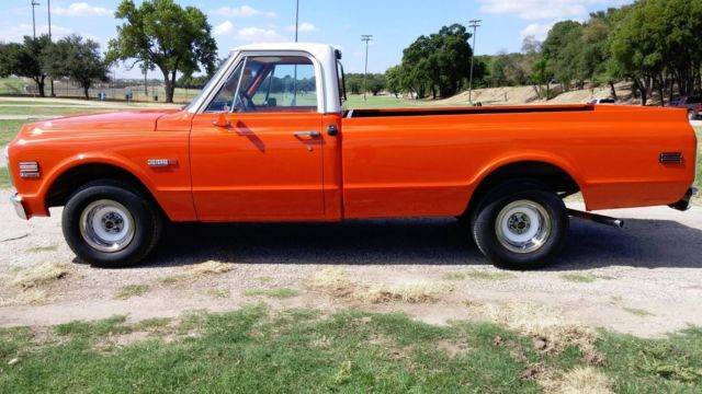 1972 Flame Red Chevrolet C-10