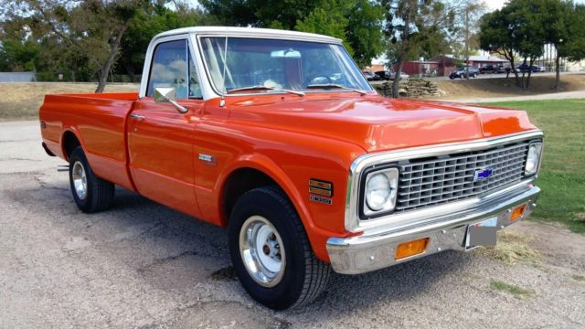 1972 Flame Red Chevrolet C-10