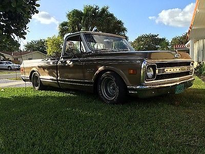 1972 Black Chevrolet C-10 Cab & Chassis