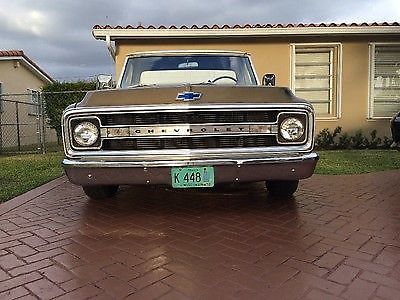 1972 Black Chevrolet C-10 Cab & Chassis