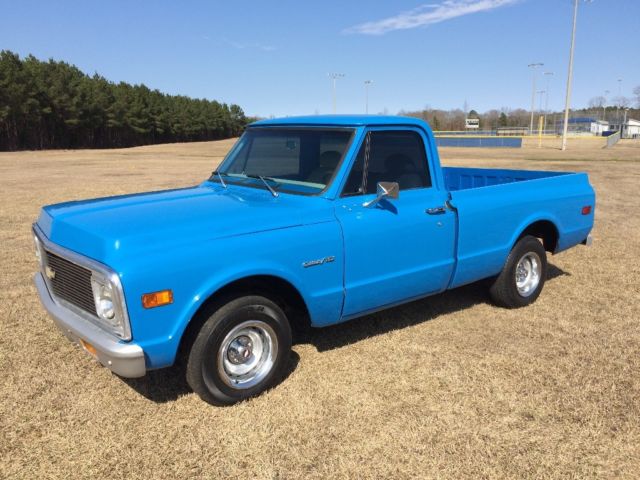 1971 Blue Chevrolet C-10 Standard Cab Pickup
