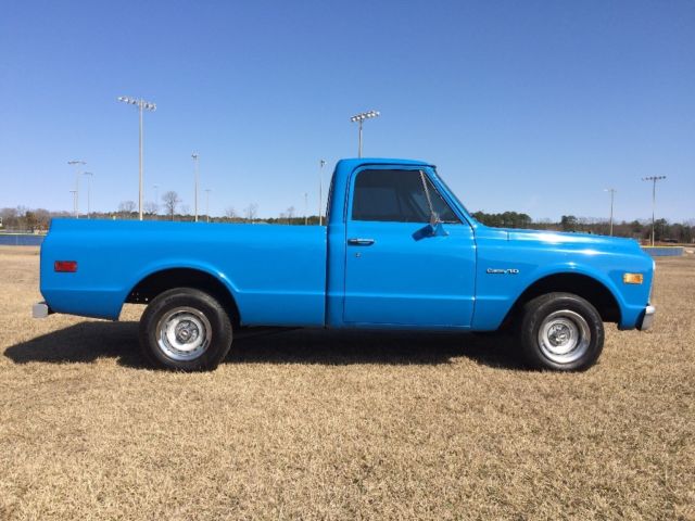 1971 Blue Chevrolet C-10 Standard Cab Pickup