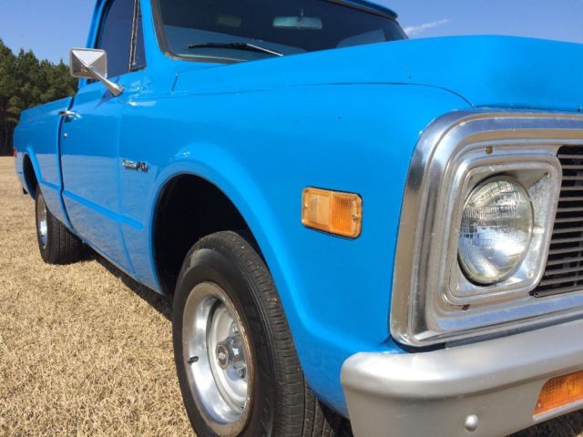 1971 Blue Chevrolet C-10 Standard Cab Pickup