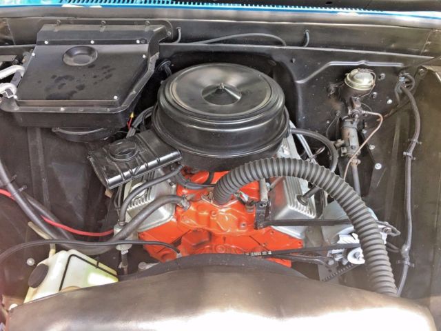 1966 Blue Chevrolet C-10 Extended Cab Pickup