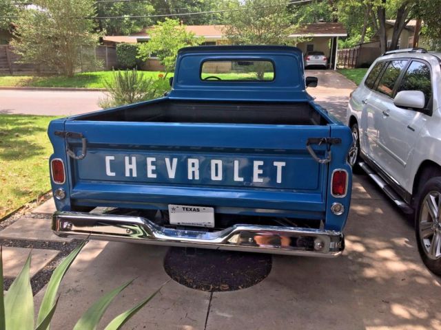 1966 Blue Chevrolet C-10 Extended Cab Pickup