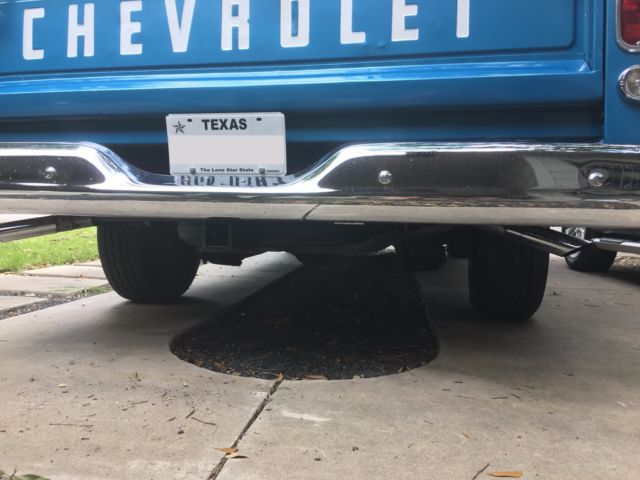 1966 Blue Chevrolet C-10 Extended Cab Pickup