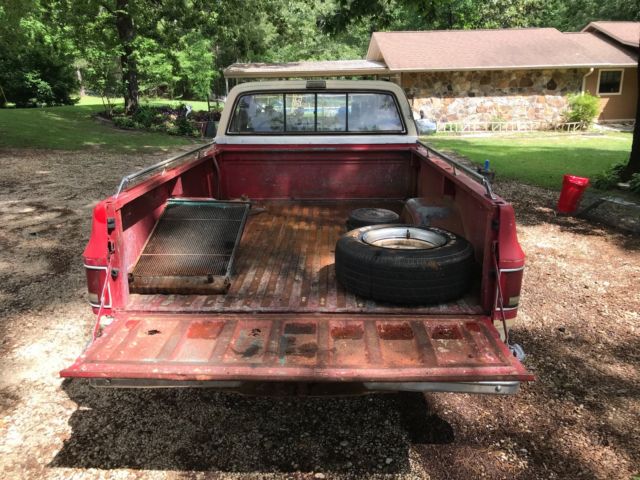 1986 Red Chevrolet C-10