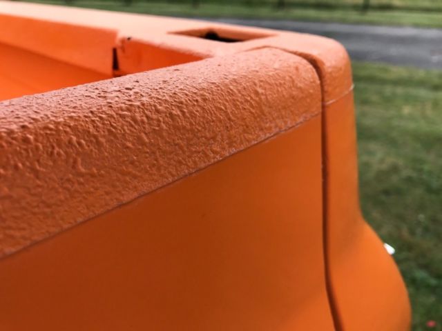 1971 Orange and white Chevrolet C-10 Pickup