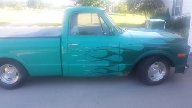 1969 sea foam green Chevrolet C-10 Standard Cab Pickup