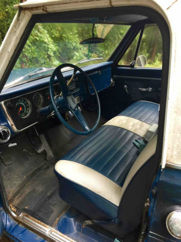 1969 Blue Chevrolet C-10 Standard Cab Pickup