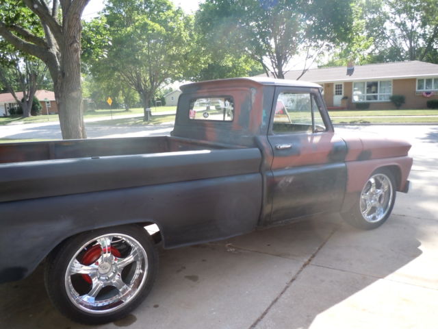 1965 black brown blue Chevrolet C-10 base