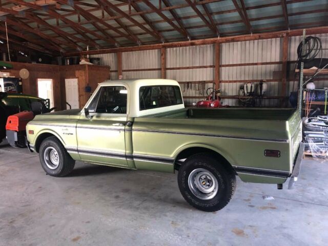 1971 Green Chevrolet C-10 Standard Cab Pickup