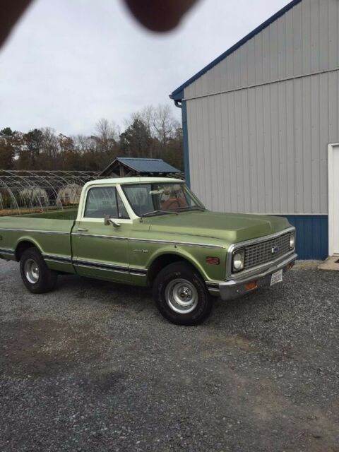 1971 Green Chevrolet C-10 Standard Cab Pickup