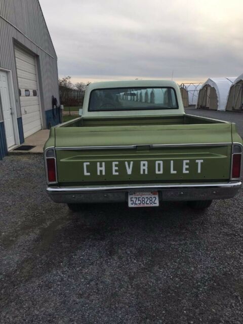 1971 Green Chevrolet C-10 Standard Cab Pickup
