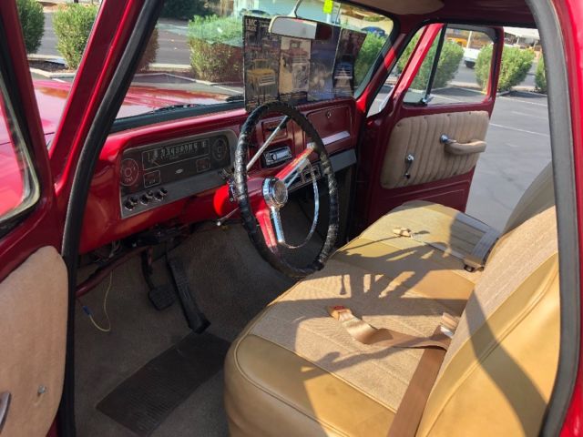 1966 Burgundy Chevrolet Other Pickups Standard Cab Pickup