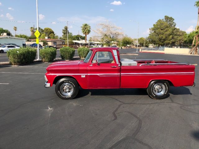 1966 Burgundy Chevrolet Other Pickups Standard Cab Pickup