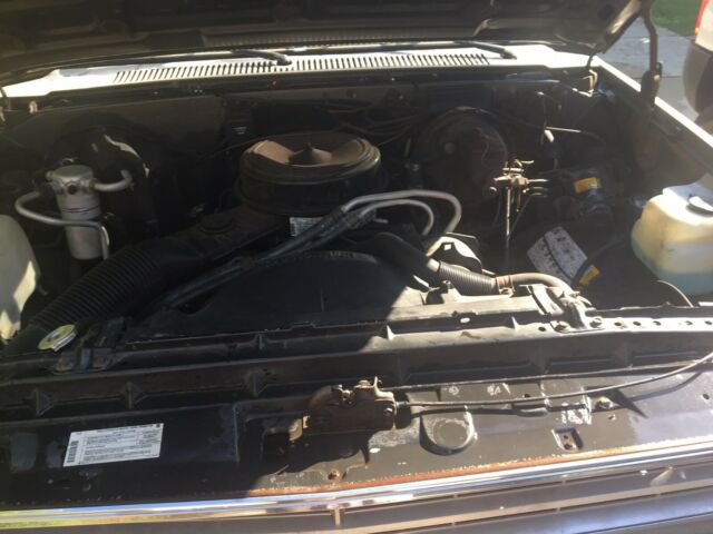 1986 Black Chevrolet C20 Pickup