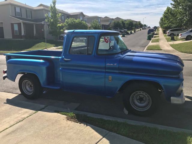 1963 Blue Chevrolet C-10 Standard Cab Pickup
