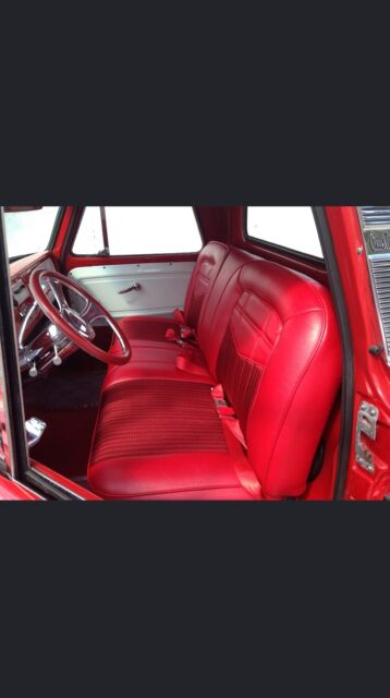 1965 Red Chevrolet C-10 Sidestep