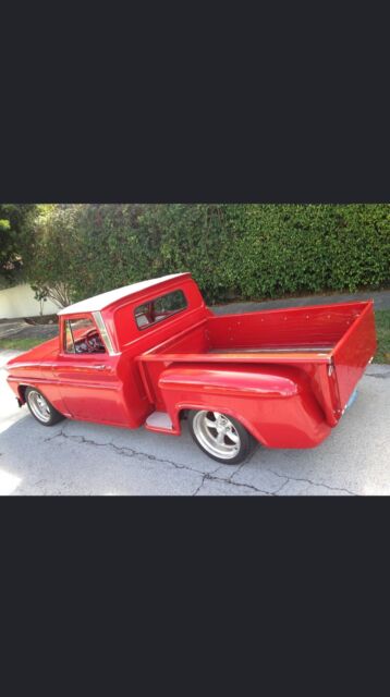 1965 Red Chevrolet C-10 Sidestep