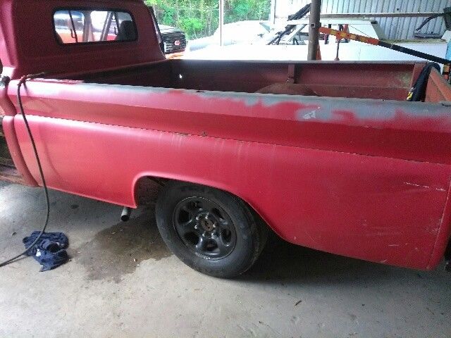 1966 red Chevrolet C-10