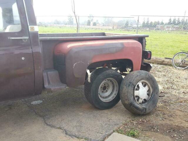 1982 Burgundy Chevrolet C-10 Standard Cab Pickup