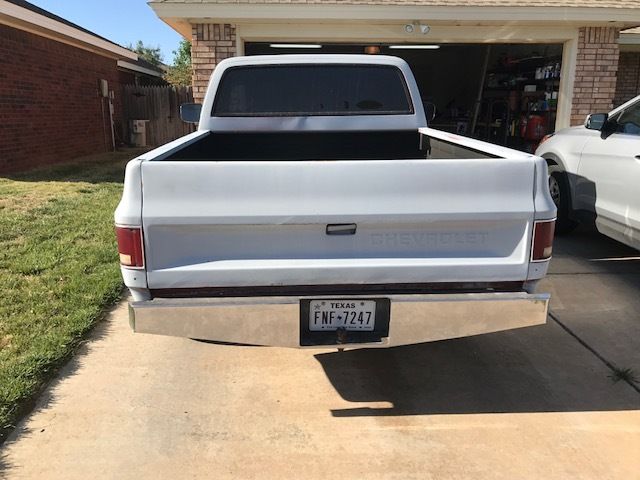 1986 primer Chevrolet C-10 Short wide