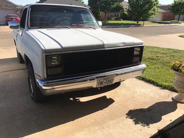 1986 primer Chevrolet C-10 Short wide