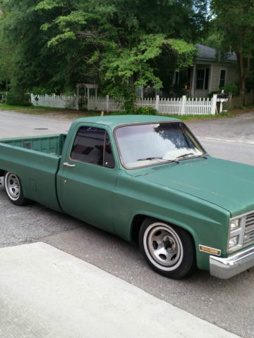 1986 Green Chevrolet C-10