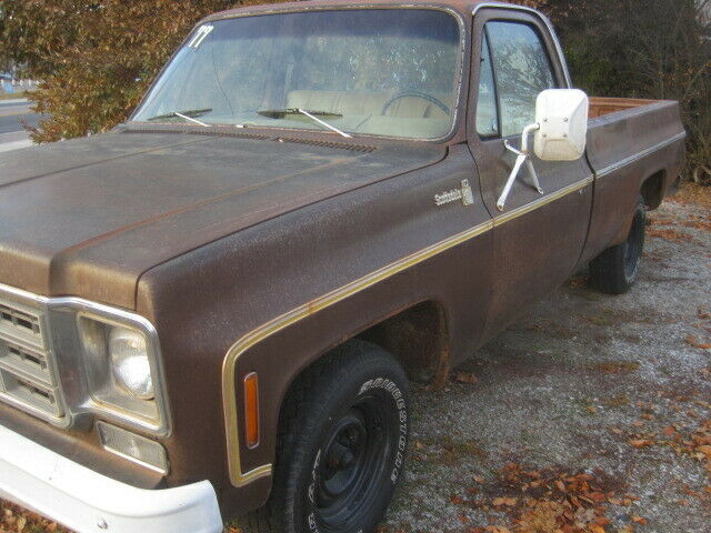 1977 Brown Chevrolet C-10 Pickup