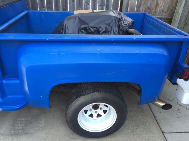 1980 Blue Chevrolet C-10 Standard Cab Pickup