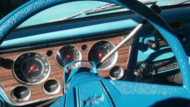 1972 Blue Chevrolet C-10