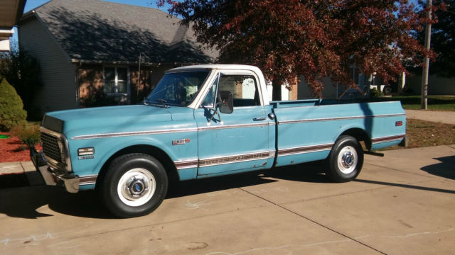 1972 Blue Chevrolet C-10