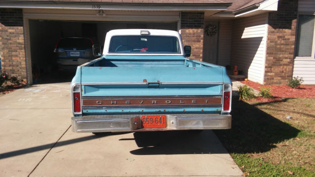 1972 Blue Chevrolet C-10