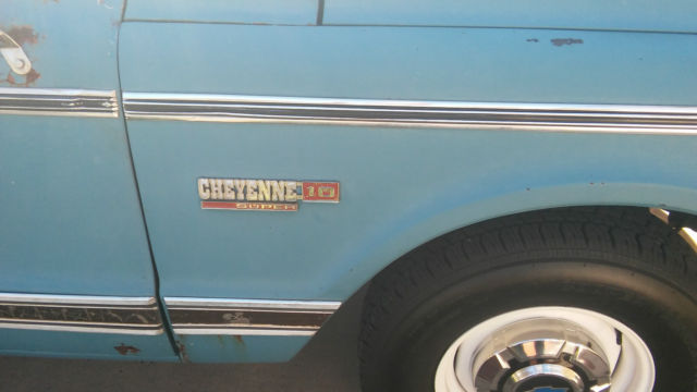 1972 Blue Chevrolet C-10