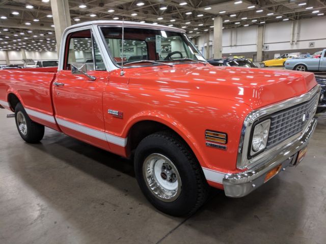 1972 Red Chevrolet C-10 Standard Cab Pickup