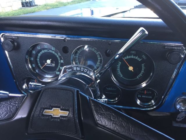 1972 Blue/ white Chevrolet C-10 Standard Cab Pickup