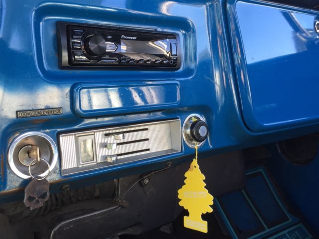 1972 Blue/ white Chevrolet C-10 Standard Cab Pickup