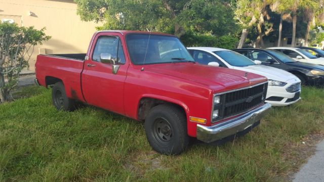 1987 Red Chevrolet Other Pickups Coupe