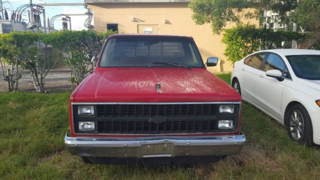 1987 Red Chevrolet Other Pickups Coupe