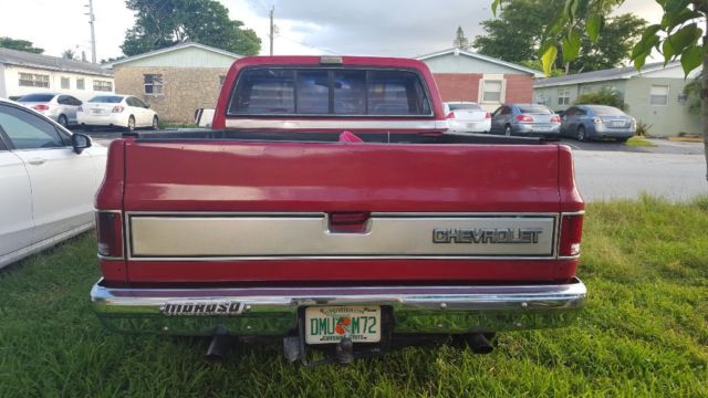 1987 Red Chevrolet Other Pickups Coupe