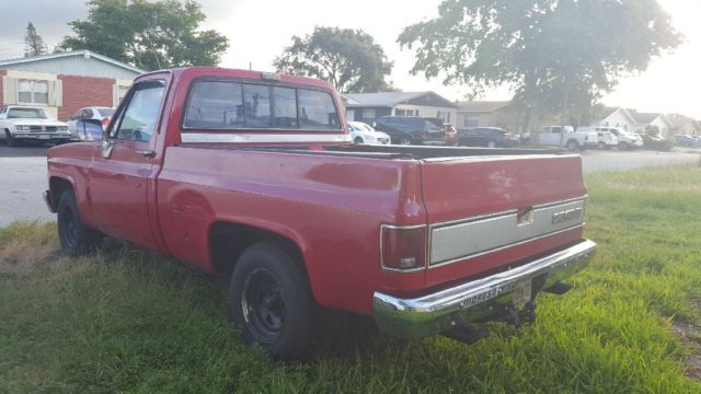 1987 Red Chevrolet Other Pickups Coupe