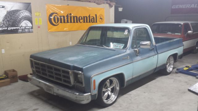 1978 Blue Chevrolet C-10 Standard Cab Pickup