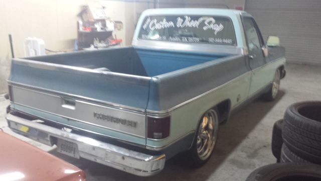 1978 Blue Chevrolet C-10 Standard Cab Pickup