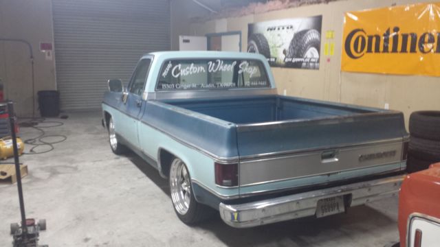 1978 Blue Chevrolet C-10 Standard Cab Pickup