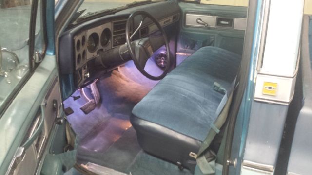 1978 Blue Chevrolet C-10 Standard Cab Pickup