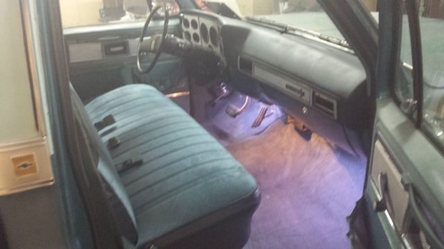 1978 Blue Chevrolet C-10 Standard Cab Pickup